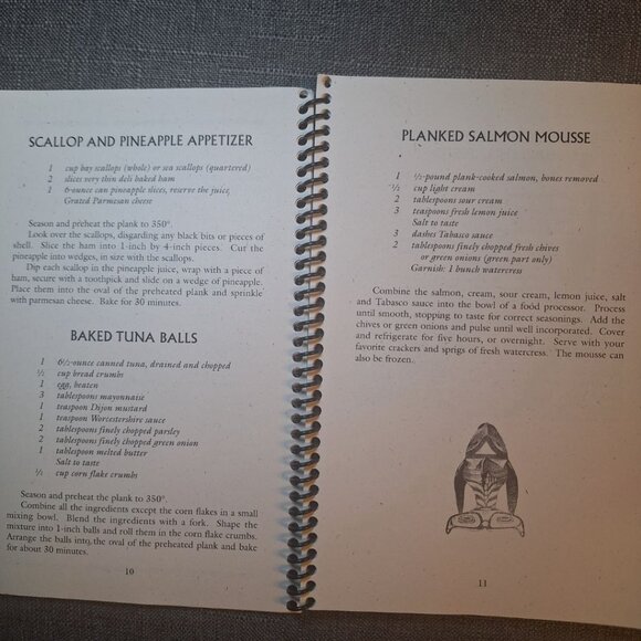 Chinook Planks Cook Book Seafood Wood Northwest Tradition Vintage 1997 Native - Picture 4 of 7